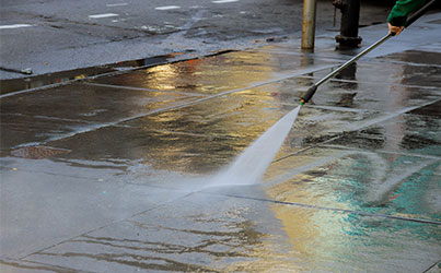 Sidewalk Cleaning
